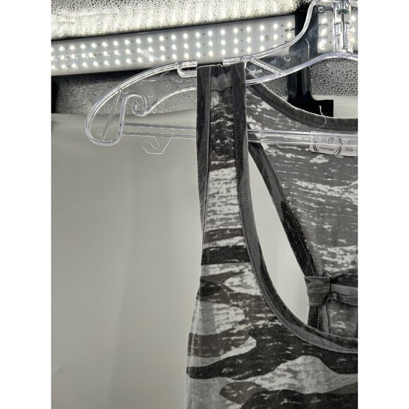 Maurices 24/7 Scoop Neck Gray/Black Camo Racerback Tank Top Size Small - Picture 3 of 9